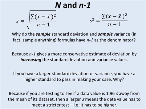 Formula For Sample Standard Deviation