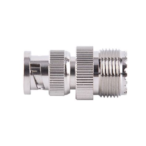 Bnc Male Plug To So239 Uhf Pl 259 Jack Rf Female Coaxial Adapter Cable Connec Zj Ebay