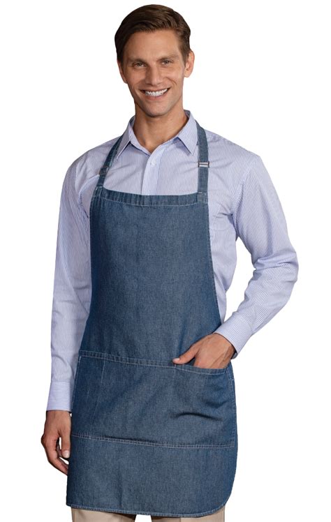 Buy Cotton Denim Bib Apron Blue Generation Online At Best Price Ms