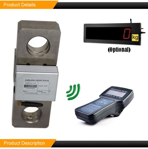 Tension Load Cell 1 3 5 10 Ton Digital Dynamometer Wireless Crane Load