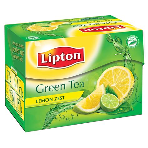 Buy Lipton Green Tea Lemon Zest 25 Tea Bags Online ₹105 From Shopclues