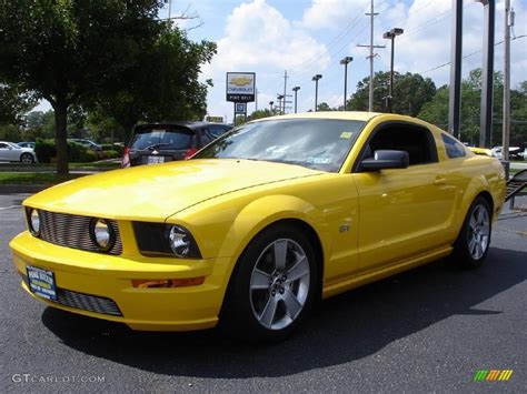 Screaming Yellow Ford Mustang Gt Premium Coupe