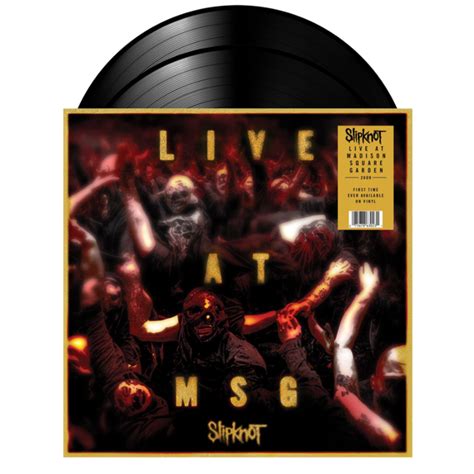 Slipknot - Live At MSG 2xLP Vinyl Record By Roadrunner Records | Popcultcha