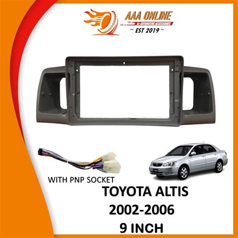 Android Player Casing Toyota Altis Black Without Pnp