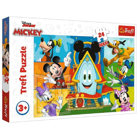 14351 TREFL PUZZLE 24 El MAXI MYSZKA MICKEY Hurtownia Zabawek Mabel