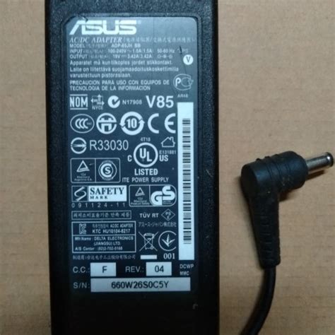 Jual Adaptor Charger Asus A42a A42f A42j A43 A43e A43j A43s A45a A45c A45v Kab Semarang