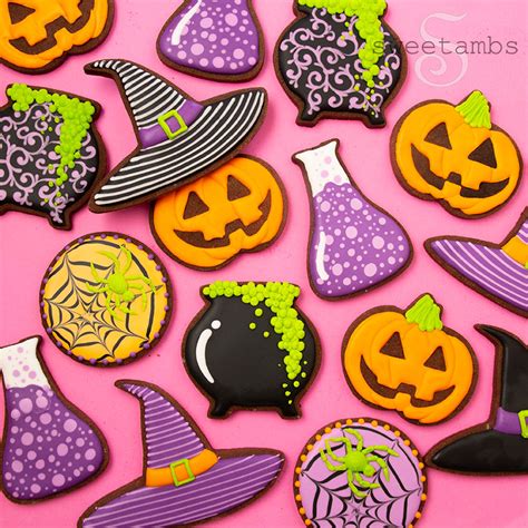 Colorful And Cute Halloween Cookie Ideas SweetAmbs