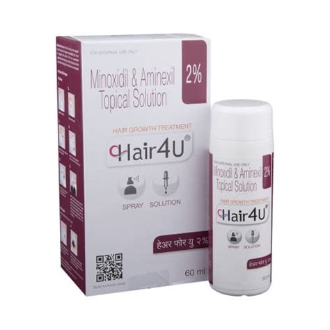 Hair 4U 2 Topical Solution Minoxidil Aminexil Online At Best Price