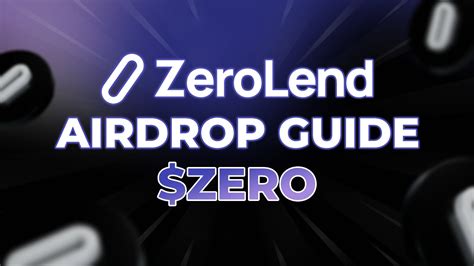 ZeroLend Airdrop How To Claim ZERO Tokens