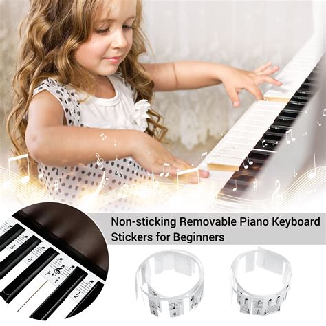 61-key Piano Note Chart Non-sticking Removable Pia... – Vicedeal