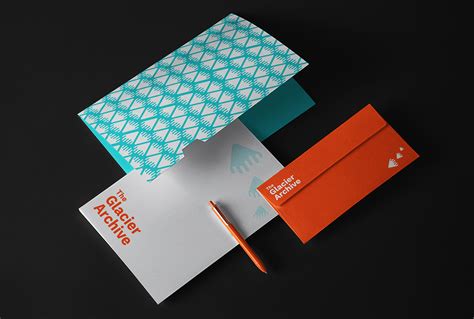 Identity Branding For The Glacier Archive Behance