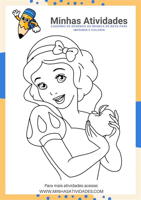 Atividades De Desenhos Da Branca De Neve