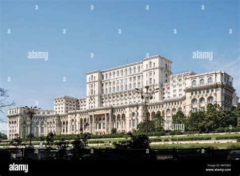 The Palace Of The Parliament Bucharest Romania The Worlds 2nd