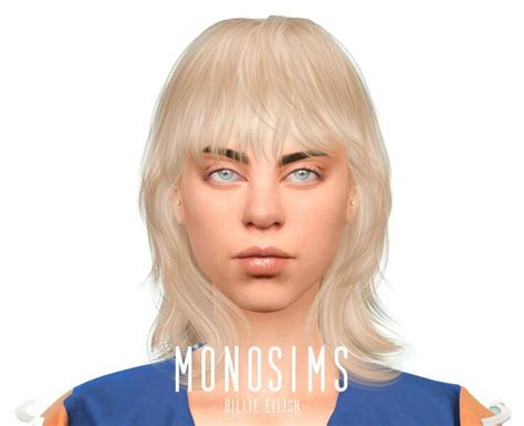 Billie Eilish Sims By Monosims Sims 4 Cc Download