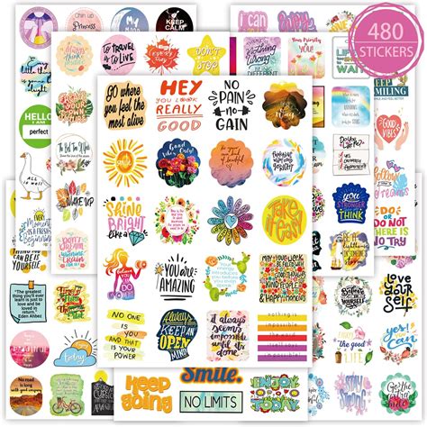 Inspiring Planner Stickers Inspirational Quote Stickers Encouraging Stickers