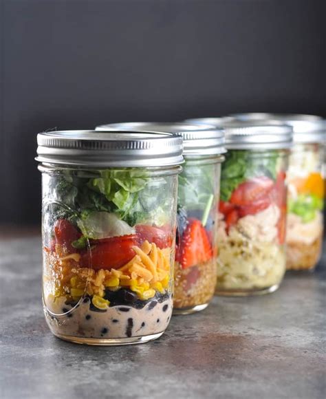 A Month Of Mason Jar Salads The Seasoned Mom