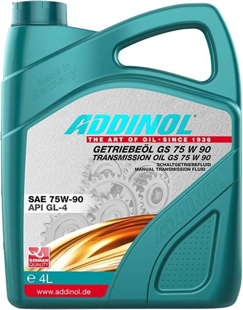 MANNOL Extra Getriebeoel 75W 90 API GL 4 GL 5 LS 4 Liter Amazon De