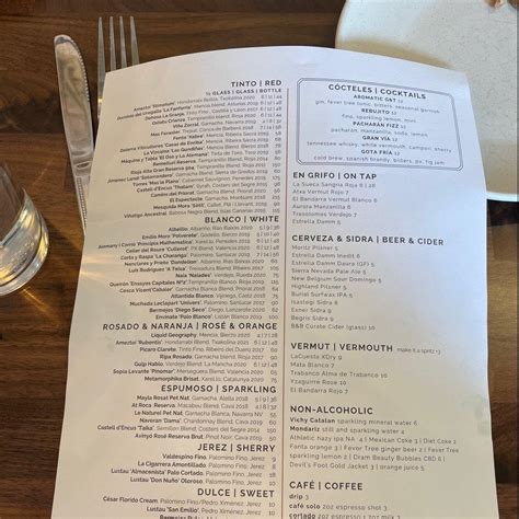 Menu At La Bodega By C Rate Restaurant Asheville