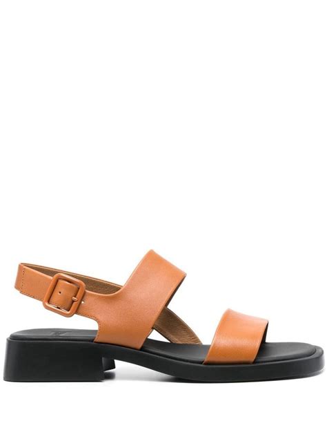 Camper Sandália Dana Com Alça Dupla Farfetch In 2023 Strap Sandals Double Strap Sandals