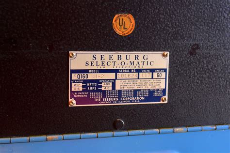 1960 Seeburg Aq160 Jb 151 Flat4｜vintage Jukebox