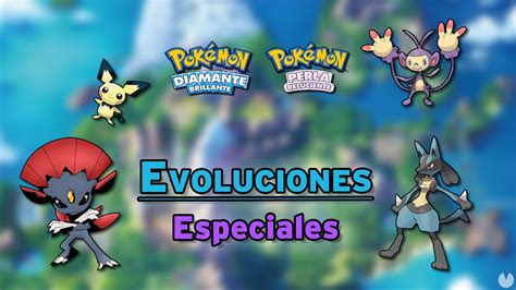 Evoluciones especiales de Pokémon Diamante Brillante y Perla Reluciente