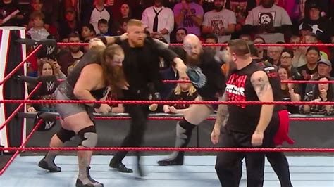 Kevin Owens Samoa Joe And The Viking Raiders Confronted Seth Rollins