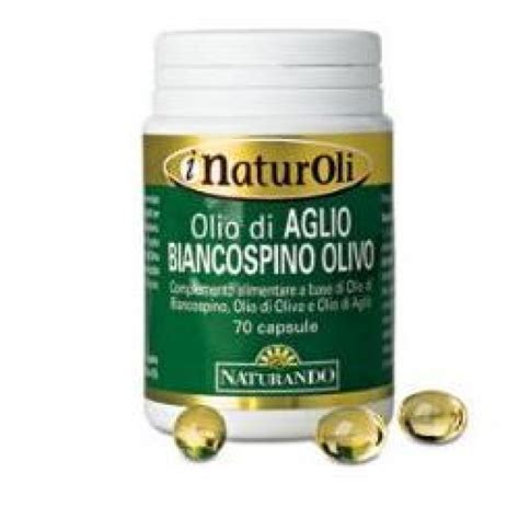 Naturando Olio Di Aglio Biancospino E Olivo Integratore Alimentare