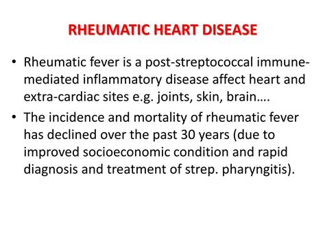 Ppt Rheumatic Heart Disease Powerpoint Presentation Free Download Id 4407350