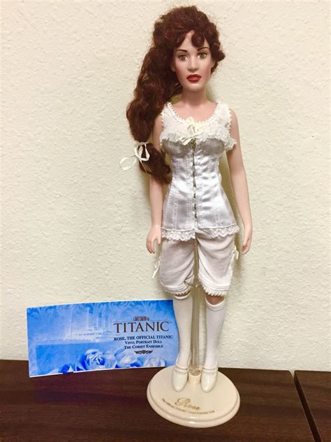 Franklin Mint Titanic Rose Doll Corset Ensemble Outfit Only Wcoa