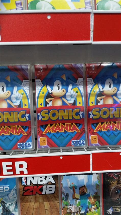 Sonic Mania Box Art Looks Great Rnintendoswitch