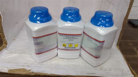 Suvchem Manufacturer And Exporter Of MANGANESE SULPHATE LR MONOHYDRATE