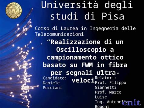 Ppt Universit Degli Studi Di Pisa Realizzazione Di Un Oscilloscopio