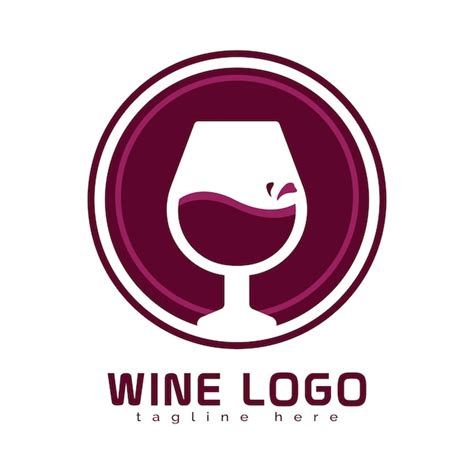 Premium Vector Free Vector Wine Logo Template Design