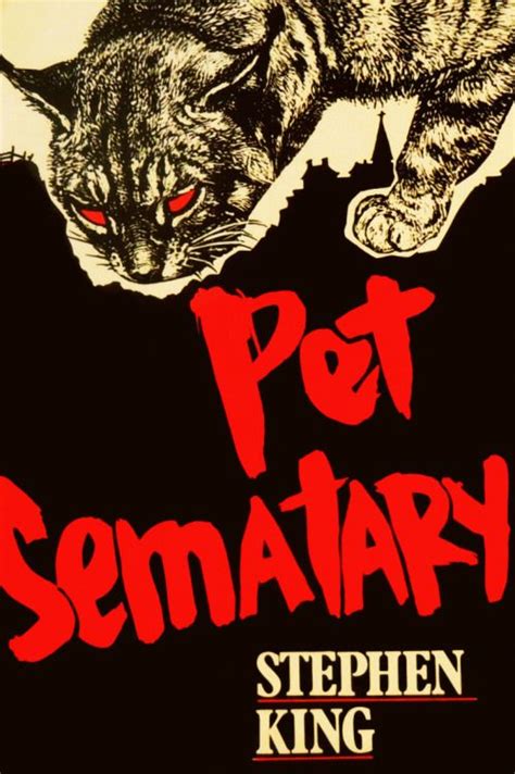 Pet Sematary Book Cover | Pet sematary, Horror movie art, Horror movie ...