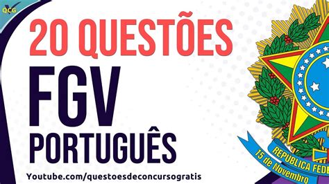 Quest Es De Portugu S Fgv Youtube