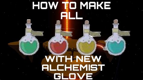 How To Make ALL Potions With New Alchemist Glove Roblox Slap Battles