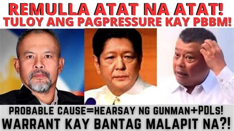 Remulla Atat Na Atat Patuloy Ang Pagpressure K Pbbm Para K Catapang