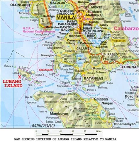 Maps of Lubang Island and the Municipality of Lubang