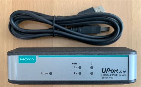 MOXA UPort 2210 ohne Zubehör 2 Port RS 232 USB to Serial Kaufen