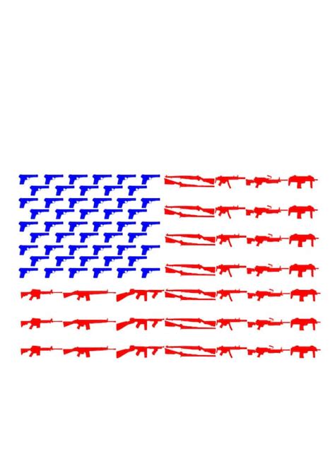 American Flag Gun Flag Cut File Svg Guns Etsy