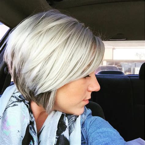 30 Short Bob Platinum Blonde Hair AsafRustams