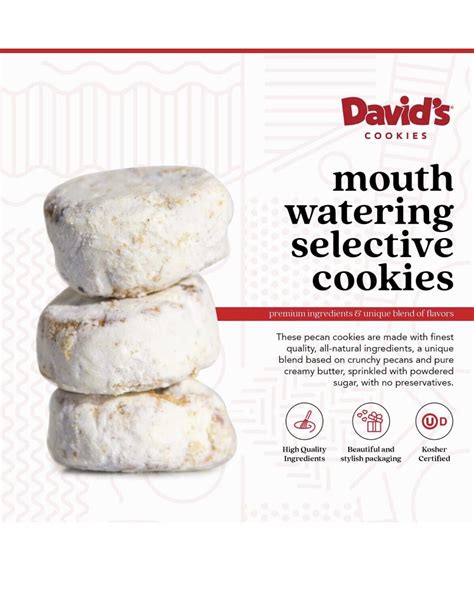 2 Pack Of David S Cookies Butter Pecan Meltaways 2 Lb 32 Oz In Each