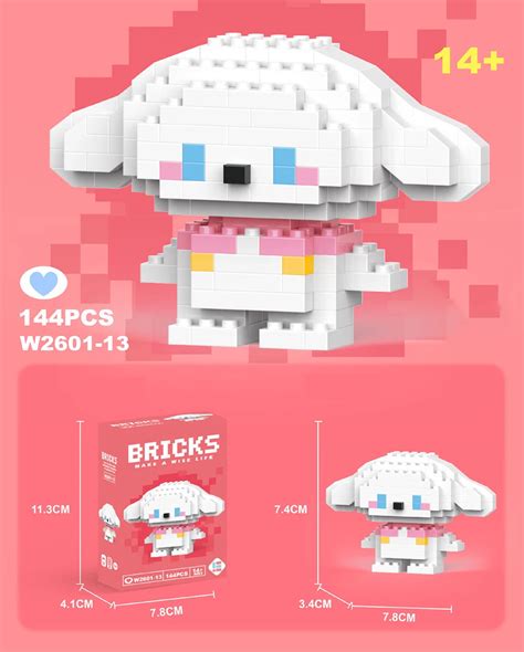 Bricks Mainan Balok Susun Karakter Cinnamoroll Lego Figure Pcs