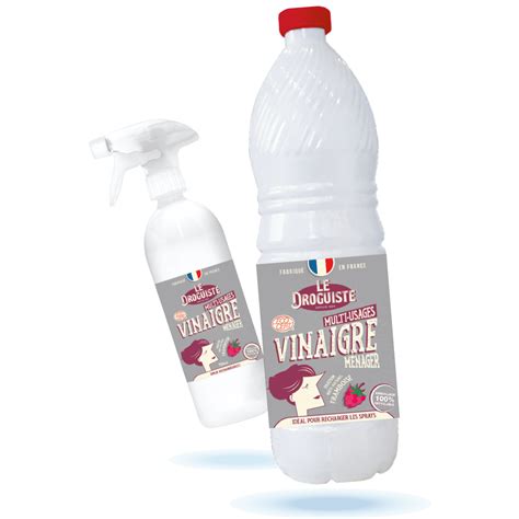 Vinaigre M Nager Parfum Framboise Multi Usages Le Droguiste