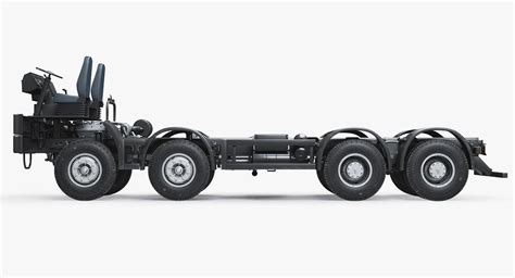 Truck Chassis 8x4 3d Model 79 Max Fbx Obj Free3d