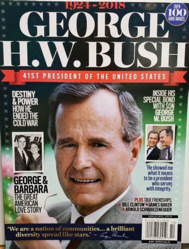 Remembering George H W Bush 1924 2018 41st President Free Shipping Cb