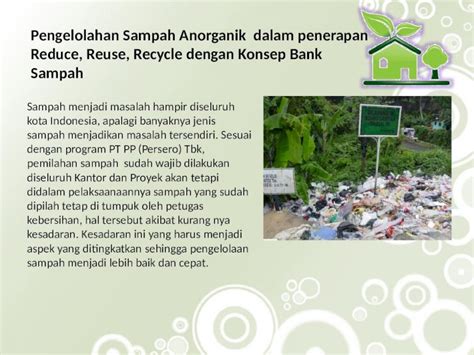 Pptx Pengelolahan Sampah Anorganik Dalam Penerapan Reduce Reuse 162729 Hot Sex Picture