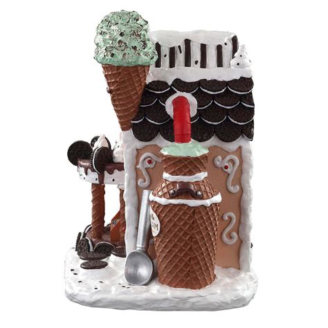 Village De No L Lemax Piles Lumineux Glacier Cookies N Cream