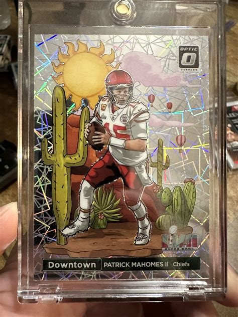 Patrick Mahomes II 2023 Donruss SBD PM Super Bowl Downtown SSP