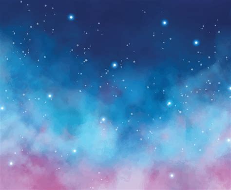 Blue Galaxy Background